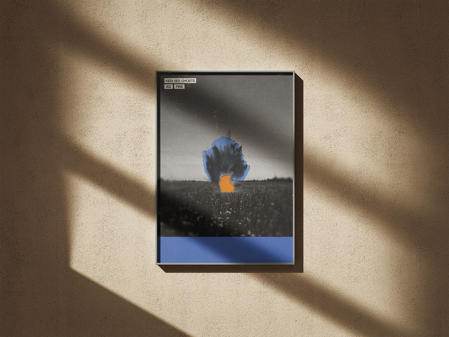 KIDS SEE GHOSTS: Fire Poster