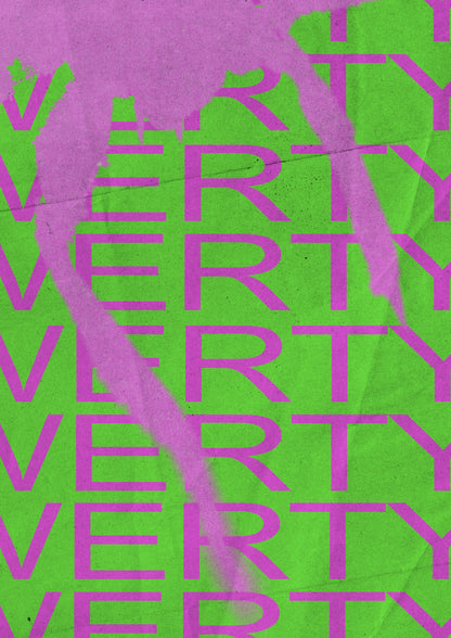 Saya Gray: QWERTY Poster